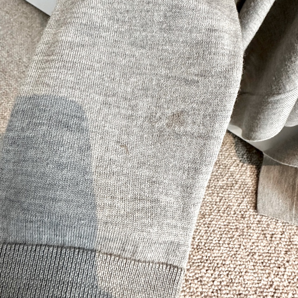 All Saints Draped Open Front Sweater - Gray - image 4